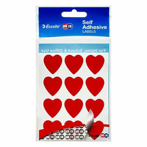 Quik Stik Red Heart Label (Pack of 10) - £32.26 GBP