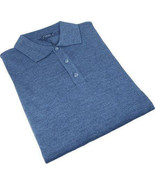 Men PRINCELY Soft Merinos Wool Sweater Knits Lightweight Polo 1011-40 De... - $69.99