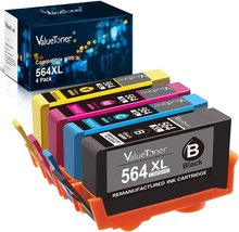 4-Pack of Non-OEM 564XL/564 XL Replacement Ink Cartridges For Select HP Printers - £7.46 GBP