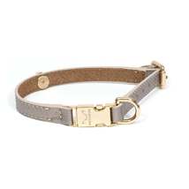 Leather Dog Collar Tino Gold - £37.52 GBP