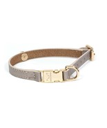 Leather Dog Collar Tino Gold - $64.26 CAD