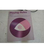 Vintage Playing Rules 1976-77 WIBC Women&#39;s International Bowling Congres... - $258.71 MXN