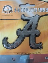 University of Alabama Crimson Tide Auto Emblem Solid Metal Chrome by Fanmats - £15.79 GBP