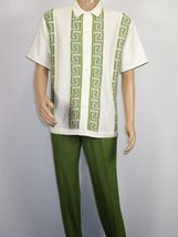 Men Silversilk 2pc walking leisure Matching Suit Italian woven knits 510... - £119.46 GBP