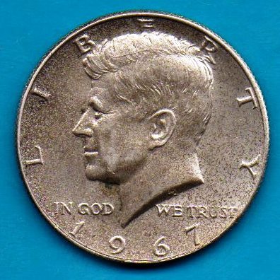 1967 Kennedy Half dollar Circulated Very Good or Better - Silver - £4.78 GBP