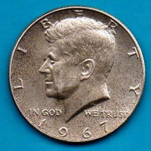 1967 Kennedy Half dollar Circulated Very Good or Better - Silver - £4.75 GBP