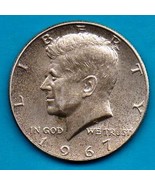 1967 Kennedy Half dollar Circulated Very Good or Better - Silver - £4.79 GBP