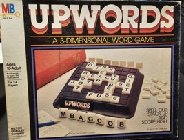 1984 UPWORDS Game Complete Pre-owned 4312 Milton Bradley Box Shows Age See Photo - $7.80