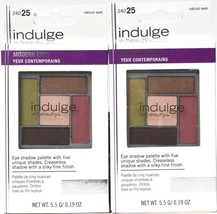 2 Ct Indulge In Beauty 0.19 Oz Modern 24025 Natural Eye 5 Shade Shadow P... - $9.99