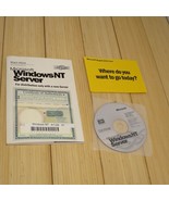 Microsoft Windows NT Server 4.0 Workstation CD, Manual, COA (07) - $442.16 MXN