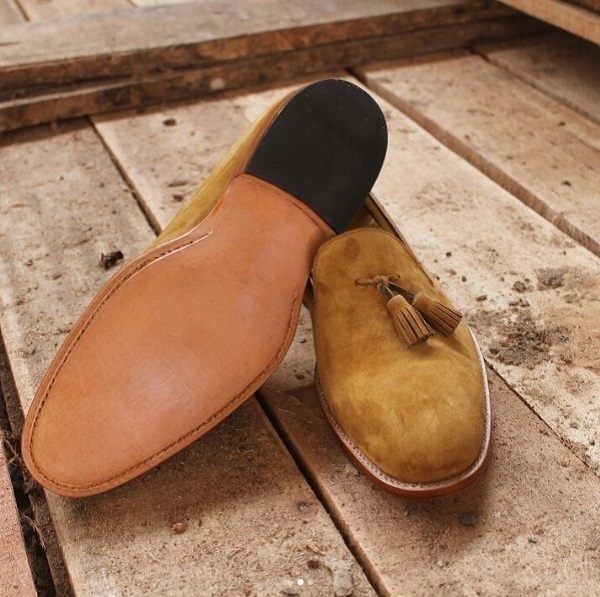 Men Tan Rounded Toe Loafer Tassels Casual Wear Genuine Leather Shoes US 7-16
