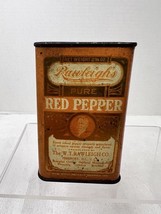 Rawleigh&#39;s Pure Red Pepper Spice Tin  Freeport Ill  2 3/4 Oz - $9.41