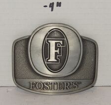 Fosters Beer Belt Buckle Australian Drinking Advertising company Brewery... - $49.45