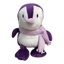 Rare Tupperware Plush Penguin Award - Purple and White - 11&quot; - $19.87