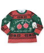 FAUX REAL Photorealistic SNL Schweddy Balls Christmas Sweater NWT Sz M - £15.18 GBP