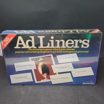 NEW OS Vintage AD LINERS Board Game Pressman #3601 80s Marketing Ad Slogans Game - $65.00