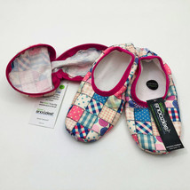 Snoozies Women&#39;s Stretch Comfort Travel Pouch Skinnies Patchwork Med 7/8 - £13.13 GBP