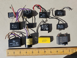 24LL03 ONE DOZEN ASSORTED 250V CLASS CAPACITORS, VERY GOOD CONDITION - $13.97