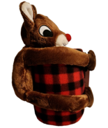 Rudolph The Red-Nosed Reindeer Rudolph Plush Doll &amp; Fleece Throw Blanket - $23.81 CAD