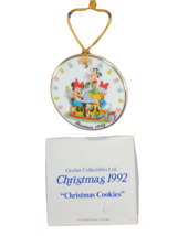 Disney Groliers Collectibles Ltd. Christmas 1992 &quot;Christmas Cookies&quot; Orn... - $13.82