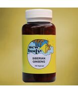 New Body GINSENG (SIBERIAN) Eleuthero 100 Vegicaps No Fillers, Binders, ... - $45.03 CAD