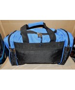 Handbag Waterproof Bag Travel Gym Sport Tote Luggage Blue Black 17&quot;x10&quot;x... - £9.98 GBP