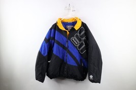 Vintage 90s Columbia Mens XL Distressed Spell Out Big Logo Puffer Bomber... - £78.18 GBP