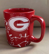 Georgia Bulldogs NCAA Red Ceramic Christmas Holiday Coffee Mug 16oz Cup ... - £14.38 GBP