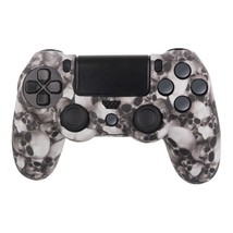 For PS4 Controller Silicone Grip White Skulls Non Slip Case Cover - £6.29 GBP