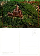 Germany Rhineland-Palatinate Braubach Marksburg Castle Aerial Vintage Postcard - £7.34 GBP