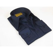 Men's CIERO MONTERO Turkey Cotton Shirt Long Point Callor Stn-073Sk Navy image 2