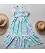 32Degrees Cool ~ Girls&#39; XS (5/6) ~ Purple/Teal Tie Dye ~ Maxi Dress - $35.08 CAD