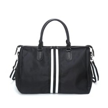 Men Women Travel Bags Nylon Large Capacity Luggage Bags Black Weekend Duffel Tou - £33.72 GBP