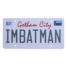 I&#39;m Batman Gotham City License Plate Tin Sign IMBATMAN Dark Knight Batmo... - £15.65 GBP