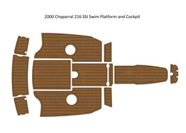 2000 Chaparral 216 SSI Swim Platform Cockpit Boat EVA Foam Teak Floor Pa... - £637.21 GBP