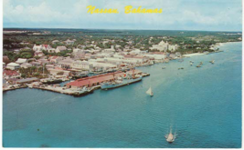 Nassau Bahamas c1960&#39;s Post Card Lot 5 Aerial View, Flamingos, Straw Market - £9.29 GBP