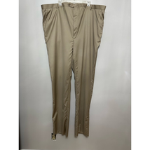 Barry Grider Mens Utility Dress Pants Beige Unfinished Hem Pockets 50x40... - $18.49