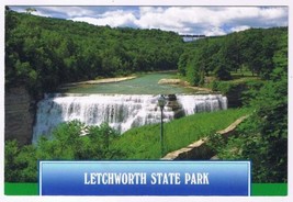 Postcard Genessee River Gorge Letchworth State Park Castile New York - $3.95