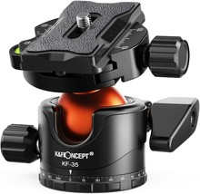 K&amp;F Concept 35Mm Metal Tripod Ball Head 360 Degree Rotating Panoramic With 1/4 - £38.36 GBP