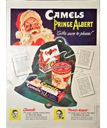 Christmas Prince Albert Santa Claus Camels Gifts WWII 1943 Vintage Print Ad - $30.09 CAD