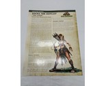 Iron Kingdoms Unleashed Zocha The Outcast RPG Character Booklet - $35.63