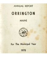 1978 Orrington Maine Annual Municipal Town Report Vintage Booklet Penobs... - €25,60 EUR