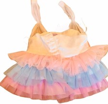 Build A Bear workshop clothes Teddy Bear accessories Unicorn color dress... - $7.91