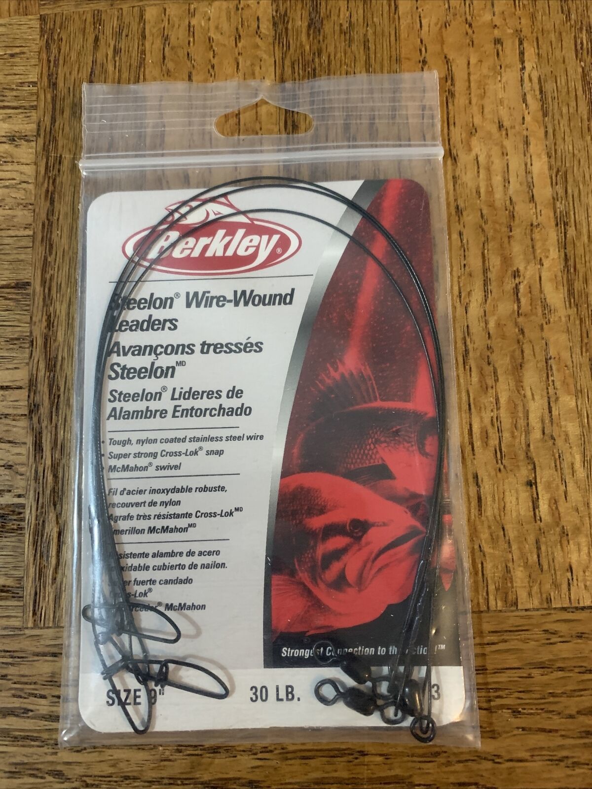 Berkley Steelon Wire Wound Leader 30 Lb Size 9 - $8.79