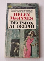 Helen MacInnes Decision at Delphi Vintage 1960 Espionage Suspense SC - $9.00