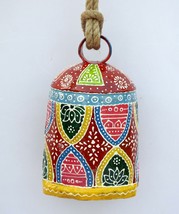 Vintage Swiss Cow Bell Metal Decorative Emboss Hand Painted Farm Animal BELL503 - £59.35 GBP