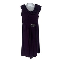Patra Women&#39;s Purple Jeweled Sleeveless Midi Dress Size 8 - $42.08