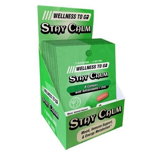 Wellness To Go B-Complex with Antioxidants + Zinc - Stay Calm, Mood and Immune - $13.99