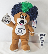 Vintage Seattle Mariners Fanatic Plush Blue Green Afro 2008 Good Stuff w... - €8,62 EUR