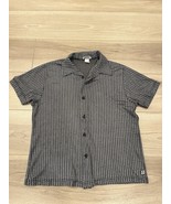 YMLA Vintage Club Shirt Semi-Translucent Metallic Waves Made in USA Men&#39;s M - $67.11 CAD